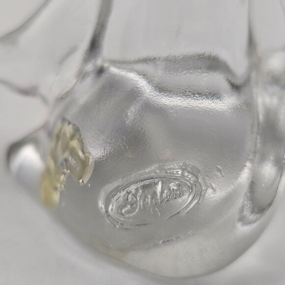 Vintage Fenton Glass Mouse Figurine Paperweight Clear 3 in SEE DESCRIPTION - Picture 5 of 10